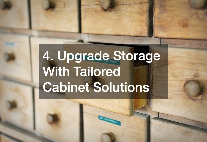 4. Upgrade Storage With Tailored Cabinet Solutions