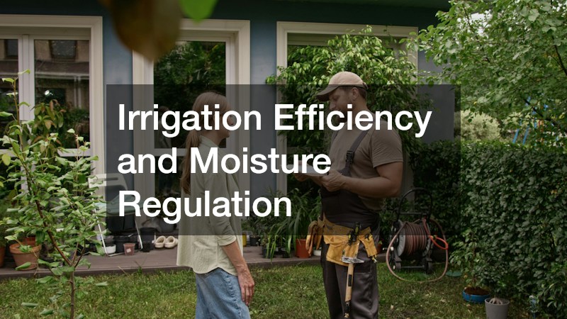 Irrigation Efficiency and Moisture Regulation