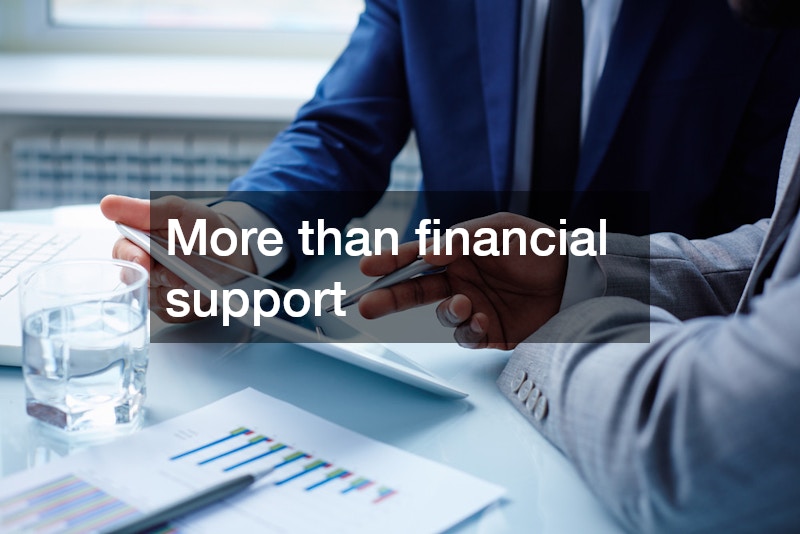 More than financial support