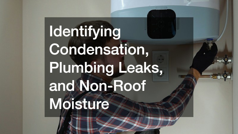 Identifying Condensation, Plumbing Leaks, and Non-Roof Moisture