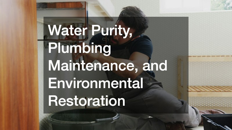 Water Purity, Plumbing Maintenance, and Environmental Restoration