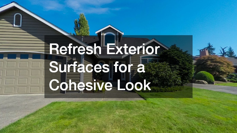 Refresh Exterior Surfaces for a Cohesive Look