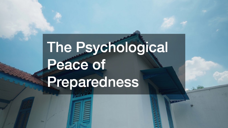 The Psychological Peace of Preparedness