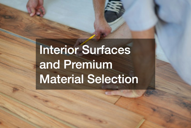 Interior Surfaces and Premium Material Selection