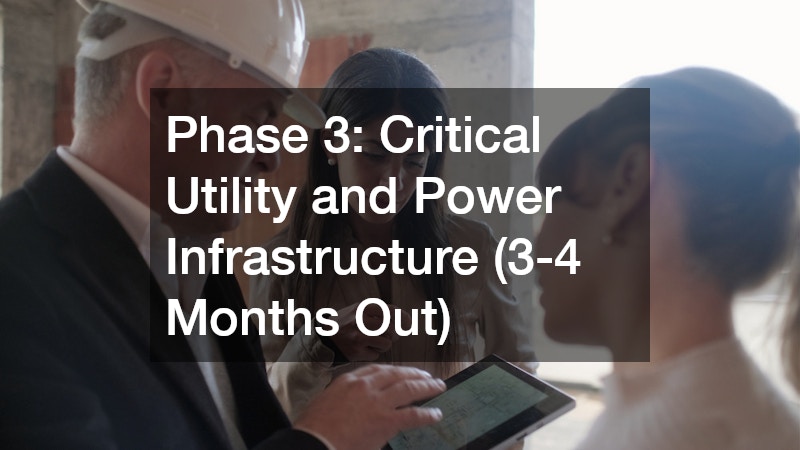 Phase 3: Critical Utility and Power Infrastructure (3-4 Months Out)
