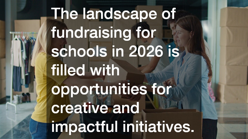 The landscape of fundraising for schools in 2026 is filled with opportunities for creative and impactful initiatives.
