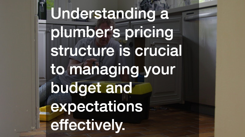 Understanding a plumber’s pricing structure is crucial to managing your budget and expectations effectively.