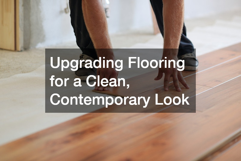Upgrading Flooring for a Clean, Contemporary Look