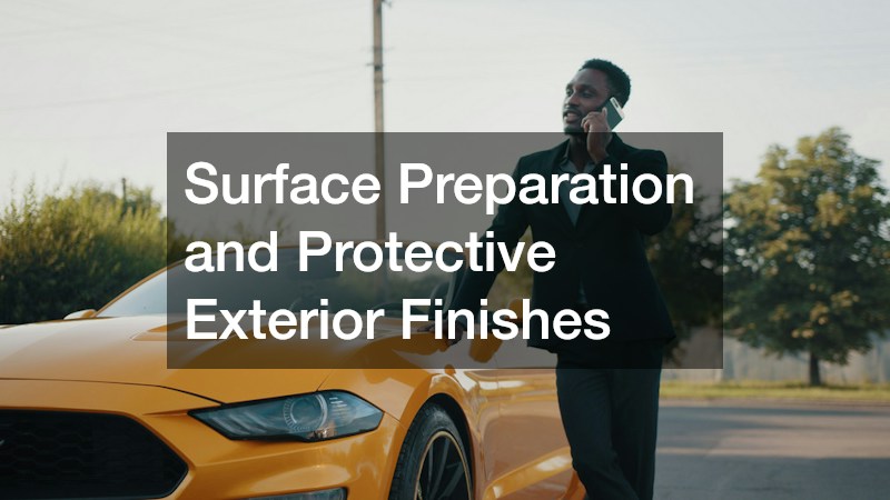 Surface Preparation and Protective Exterior Finishes