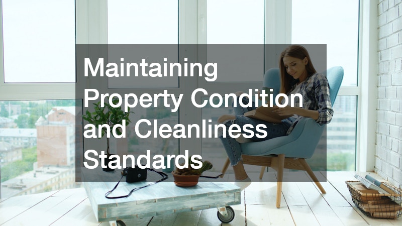 Maintaining Property Condition and Cleanliness Standards