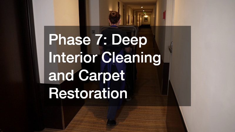 Phase 7: Deep Interior Cleaning and Carpet Restoration
