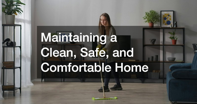 Maintaining a Clean, Safe, and Comfortable Home