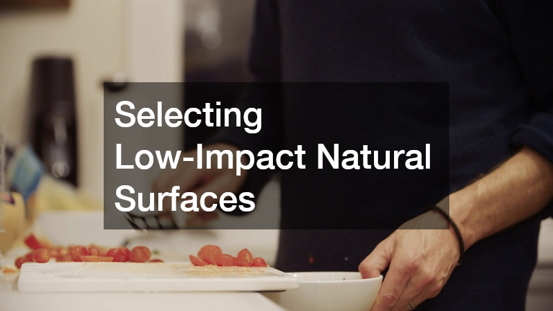 Selecting Low-Impact Natural Surfaces