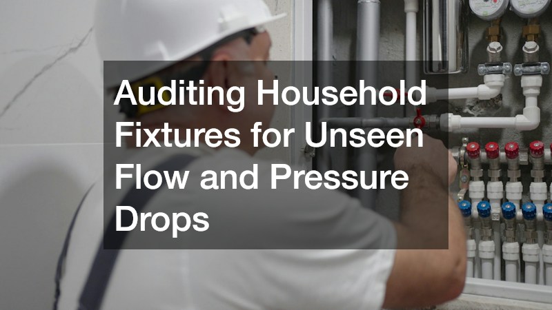 Auditing Household Fixtures for Unseen Flow and Pressure Drops