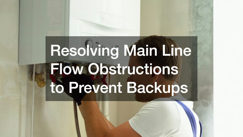 Resolving Main Line Flow Obstructions to Prevent Backups
