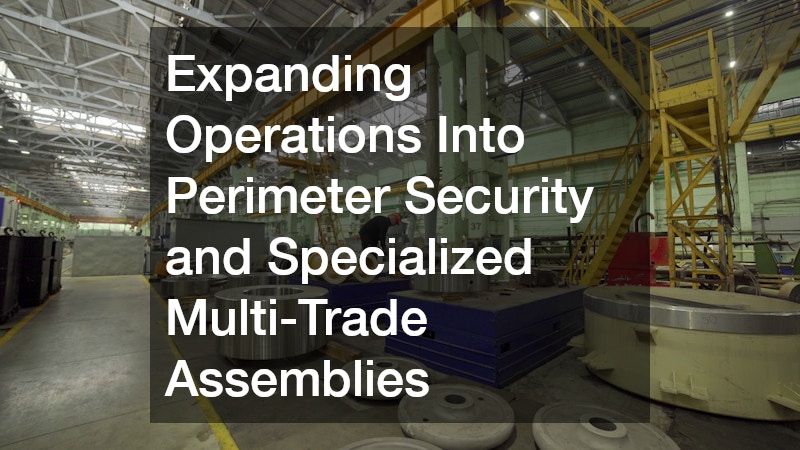 Expanding Operations Into Perimeter Security and Specialized Multi-Trade Assemblies