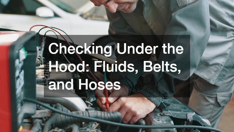 Checking Under the Hood: Fluids, Belts, and Hoses