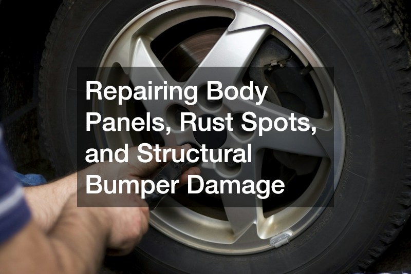 Repairing Body Panels, Rust Spots, and Structural Bumper Damage