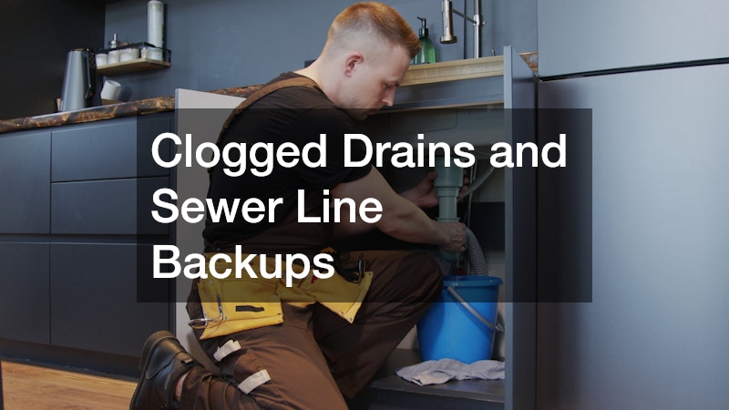 Clogged Drains and Sewer Line Backups