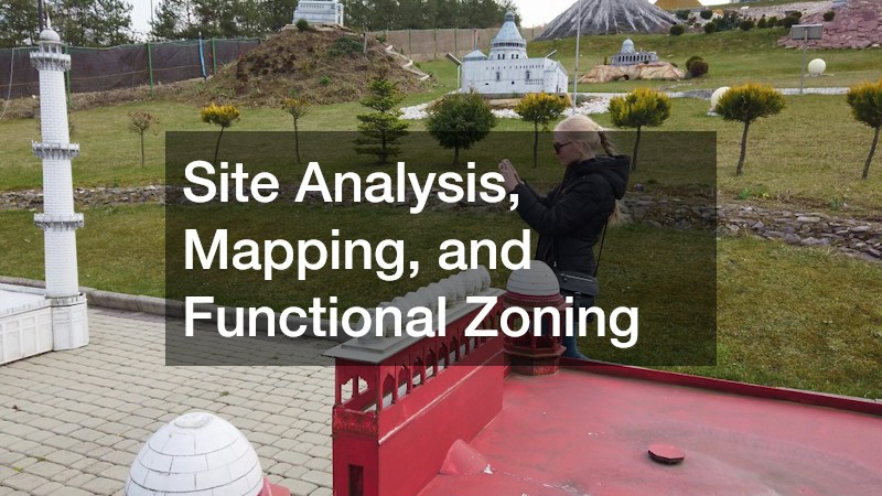 Site Analysis, Mapping, and Functional Zoning