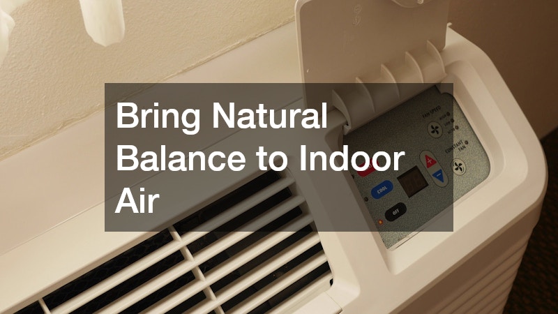 Bring Natural Balance to Indoor Air