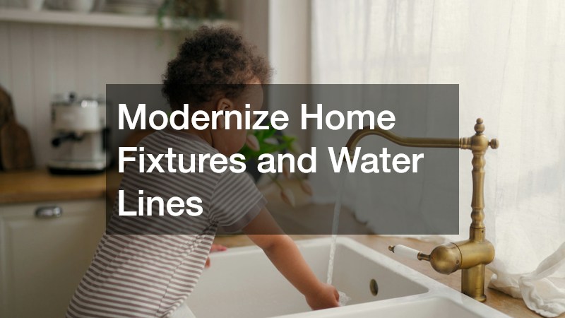 Modernize Home Fixtures and Water Lines