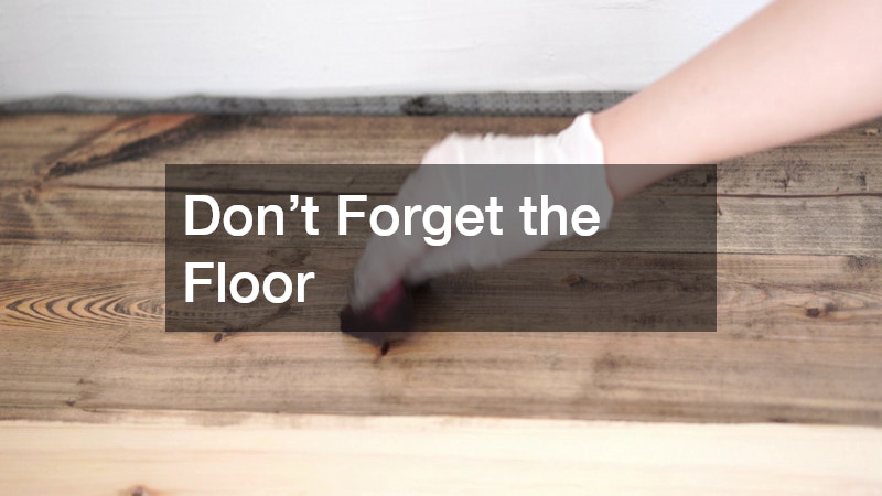 Don’t Forget the Floor