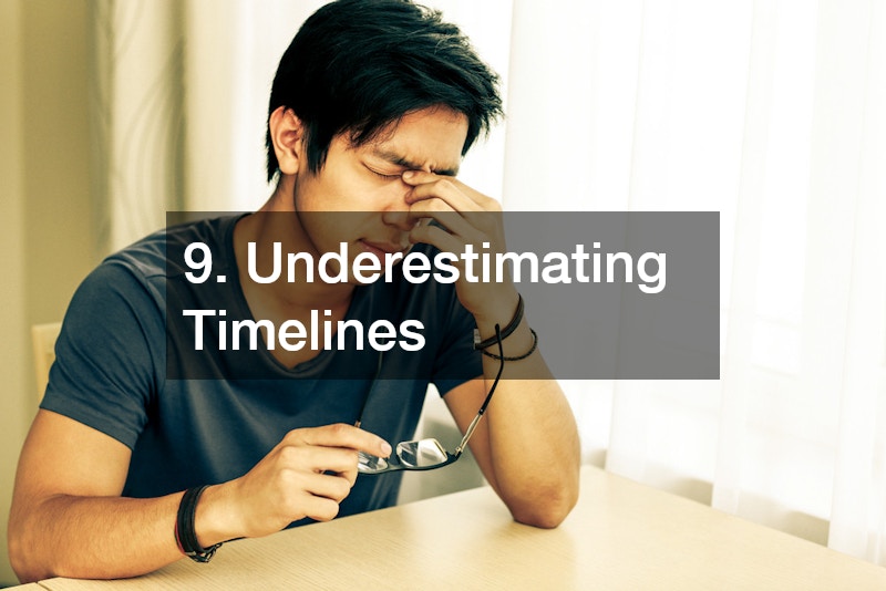 9. Underestimating Timelines
