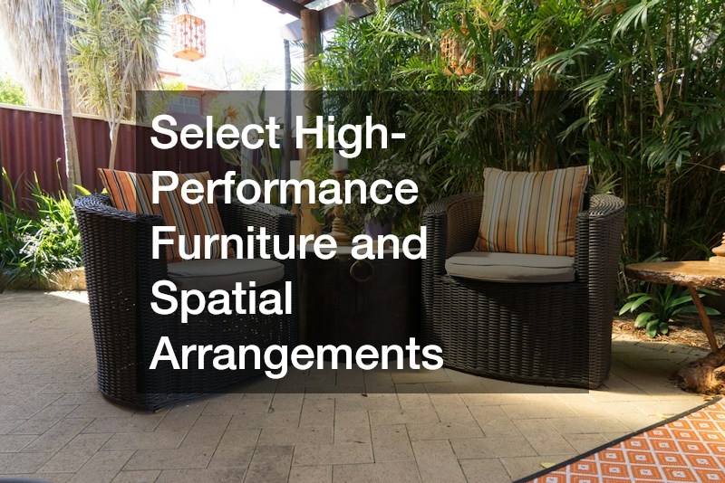 Select High-Performance Furniture and Spatial Arrangements