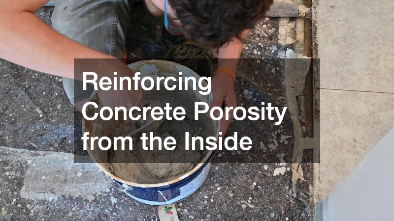 Reinforcing Concrete Porosity from the Inside