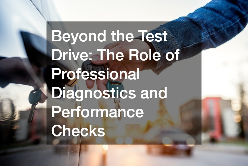 Beyond the Test Drive: The Role of Professional Diagnostics and Performance Checks