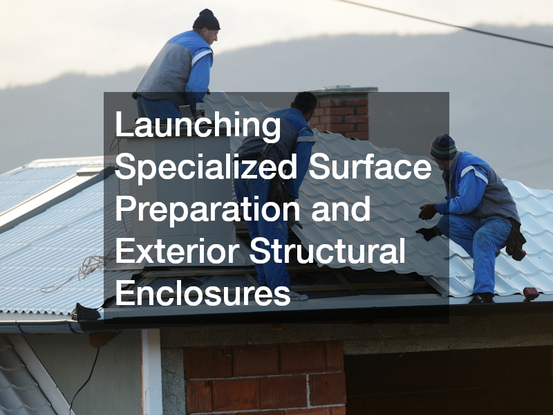 Launching Specialized Surface Preparation and Exterior Structural Enclosures
