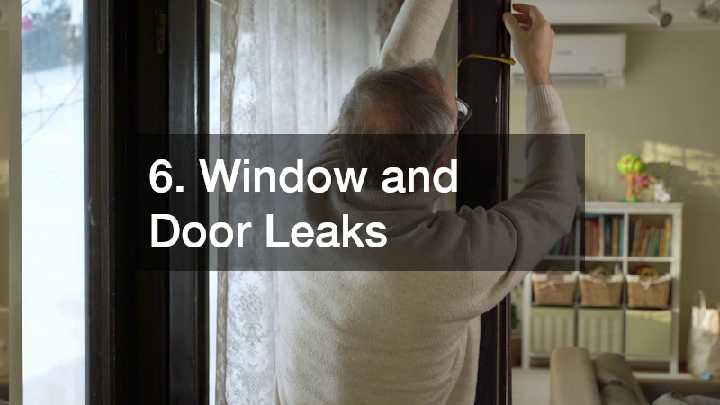 6. Window and Door Leaks
