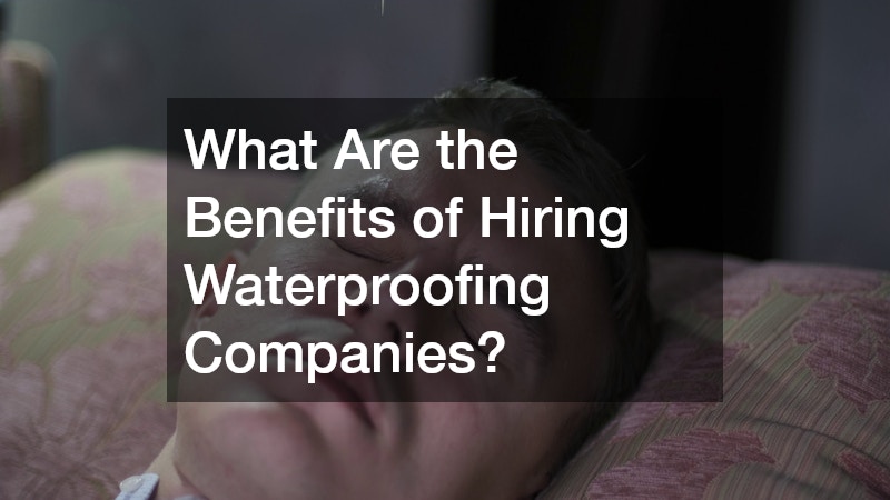 What Are the Benefits of Hiring Waterproofing Companies?