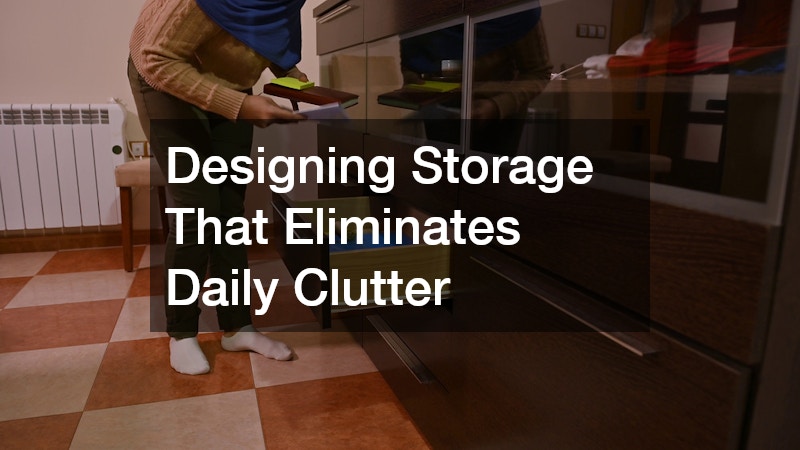 Designing Storage That Eliminates Daily Clutter