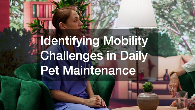 Identifying Mobility Challenges in Daily Pet Maintenance