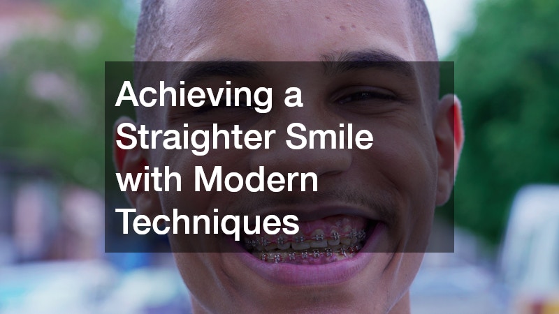 Achieving a Straighter Smile with Modern Techniques