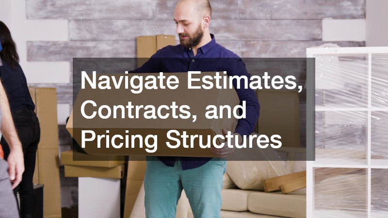 Navigate Estimates, Contracts, and Pricing Structures