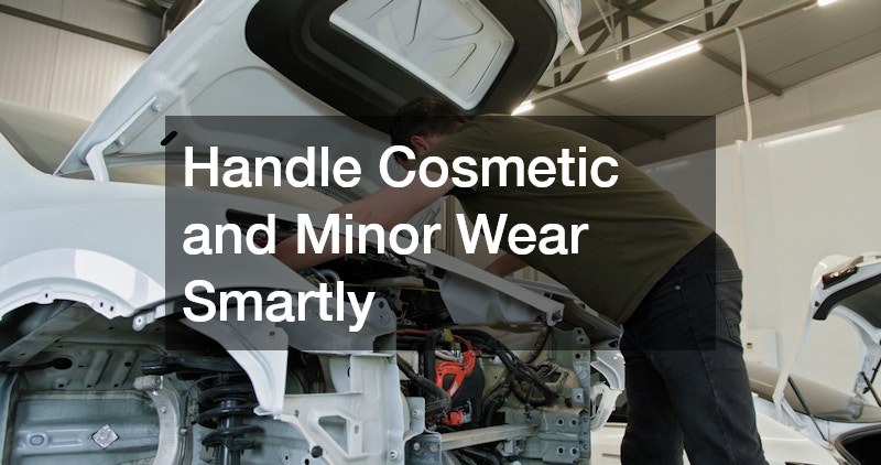 Handle Cosmetic and Minor Wear Smartly