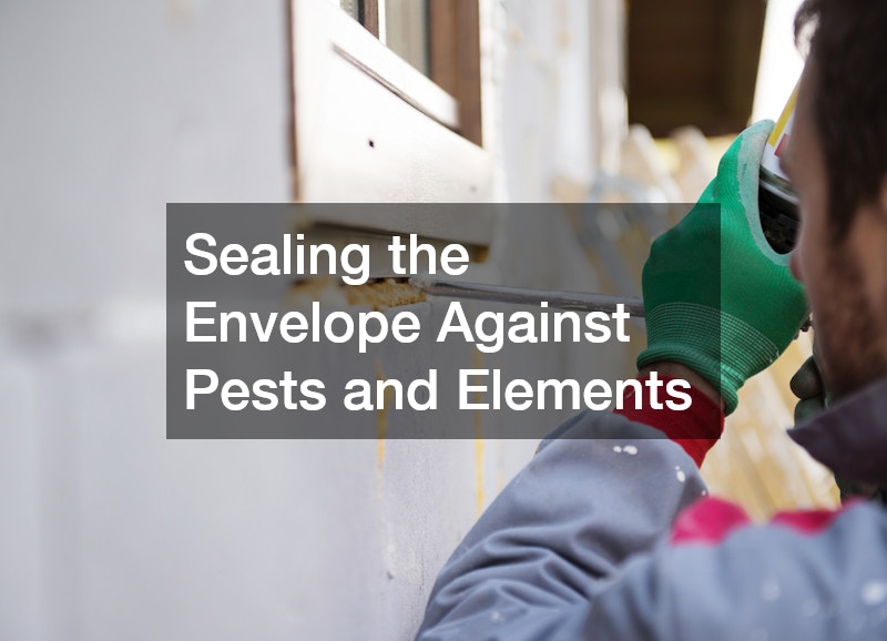 Sealing the Envelope Against Pests and Elements