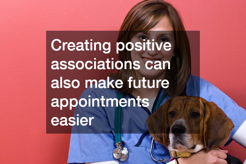 Creating positive associations can also make future appointments easier