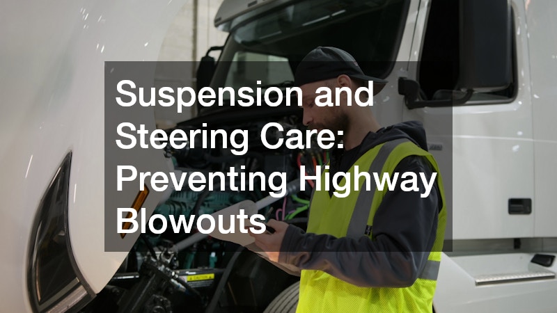 Suspension and Steering Care: Preventing Highway Blowouts
