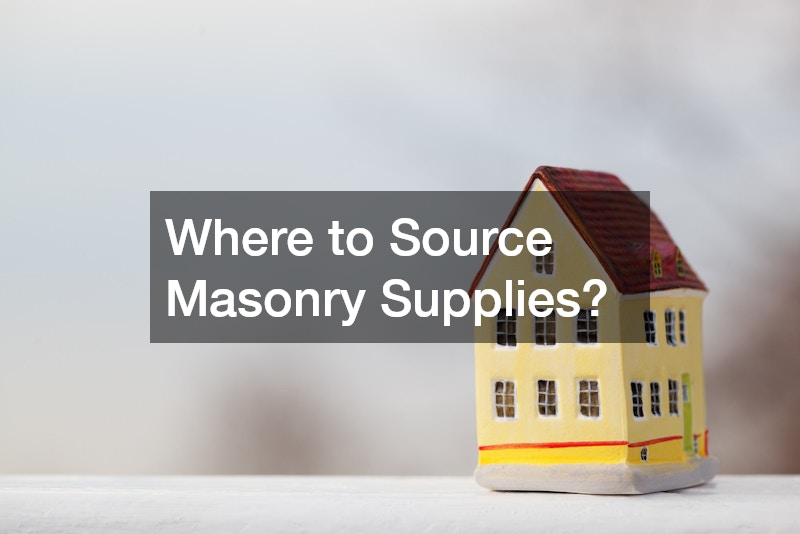 Where to Source Masonry Supplies?