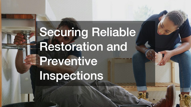 Securing Reliable Restoration and Preventive Inspections
