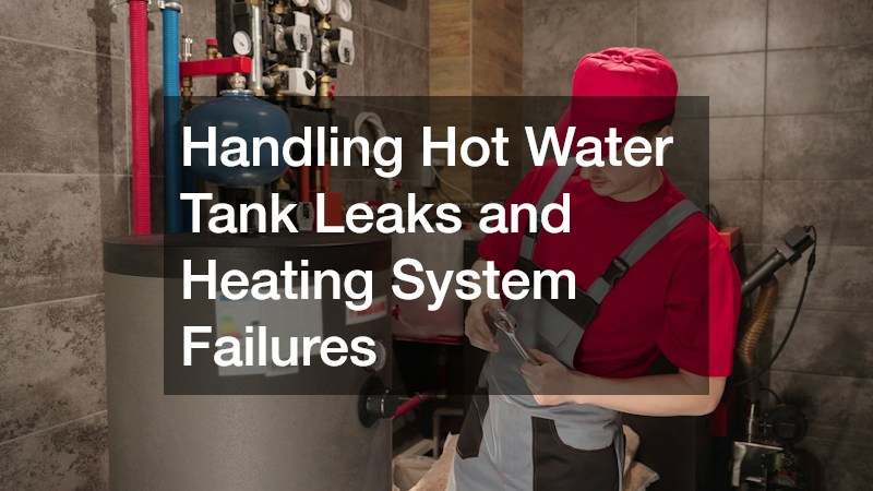 Handling Hot Water Tank Leaks and Heating System Failures