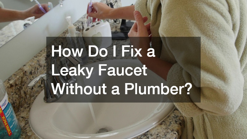 How Do I Fix a Leaky Faucet Without a Plumber?