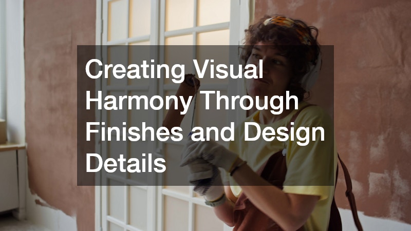Creating Visual Harmony Through Finishes and Design Details