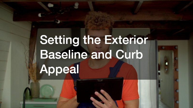 Setting the Exterior Baseline and Curb Appeal