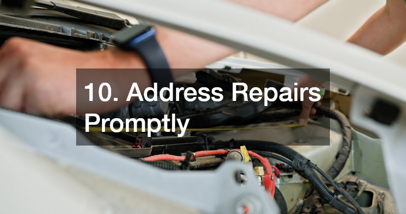 10. Address Repairs Promptly