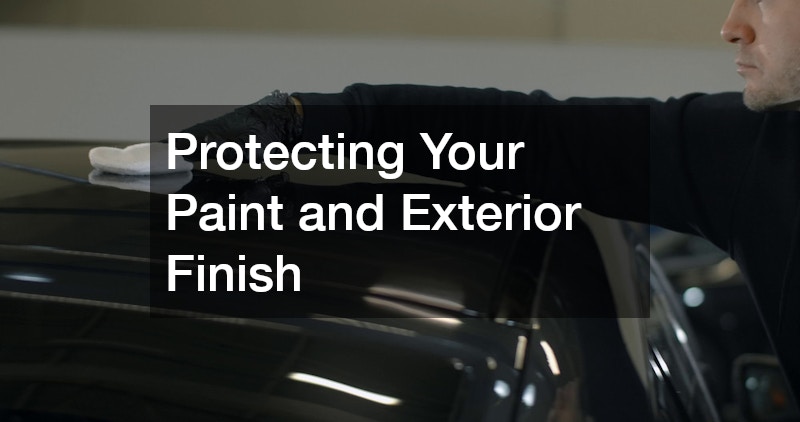 Protecting Your Paint and Exterior Finish
